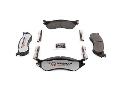 Magma Brakes Pro-Series Semi-Metallic Brake Pads; Front Pair,Rear (01-08 RAM 3500)