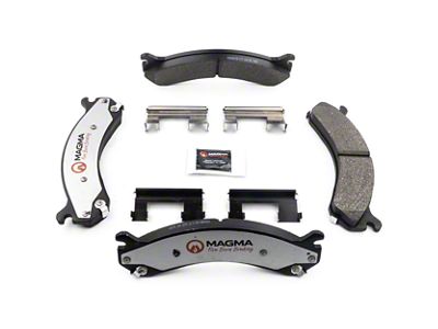 Magma Brakes Pro-Series Semi-Metallic Brake Pads; Rear Pair (01-10 Silverado 2500 HD)