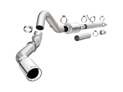 Magnaflow Street Series Single Exhaust System with Polished Tip; Side Exit (15-24 3.5L EcoBoost F-150, Excluding Raptor, Tremor & 19-20 Limited)