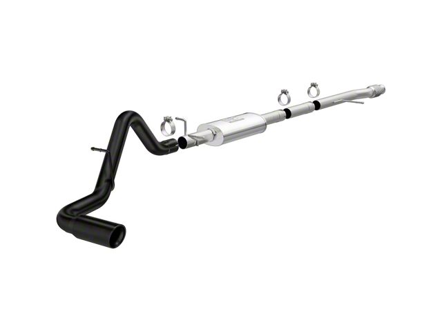 Magnaflow Street Series Black Single Exhaust System; Side Exit (19-24 4.3L Sierra 1500 w/o Factory Dual Exhaust)