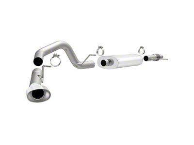 Magnaflow Street Series Single Exhaust System with Polished Tip; Side Exit (2009 4.8L Tahoe)