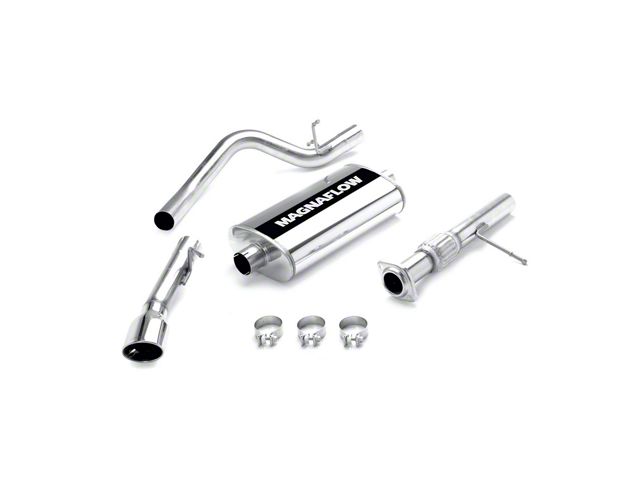 Magnaflow Street Series Single Exhaust System with Polished Tip; Side Exit (07-08 4.8L Tahoe)