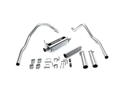 Magnaflow Street Series Dual Exhaust System with Polished Tips; Rear Exit (98-99 5.9L Dakota)