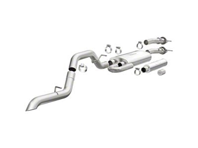 Magnaflow Overland Series Single Exhaust System; Turn Down (15-22 3.6L Canyon)