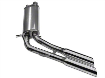 Magnaflow Street Series Dual Exhaust System with Polished Tips; Middle Side Exit (99-03 F-150 Lightning)