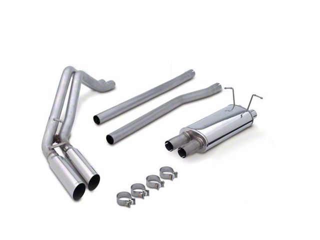 Magnaflow Street Series Dual Exhaust System with Polished Tips; Same Side Exit (02-03 F-150 Harley Davidson)