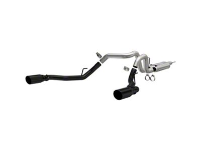 Magnaflow NEO Series Dual Exhaust System with Black Tips; Rear Exit (21-24 3.5L EcoBoost F-150 Tremor)