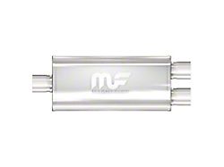 Magnaflow 5x8-Inch Oval Center/Dual Straight-Through Performance Muffler; 3-Inch Inlet/2.50-Inch Outlet (Fits 3-Inch Inlet and 2.5-Inch Outlet Exhaust Pipe)