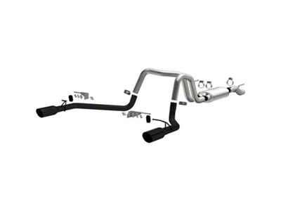 Magnaflow Street Series Dual Exhaust System with Black Tips; Rear Exit (21-25 5.0L F-150, Excluding Tremor)