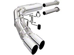Magnaflow Street Series Dual Exhaust System with Polished Tips; Middle Side Exit (15-24 5.0L F-150, Excluding Tremor)