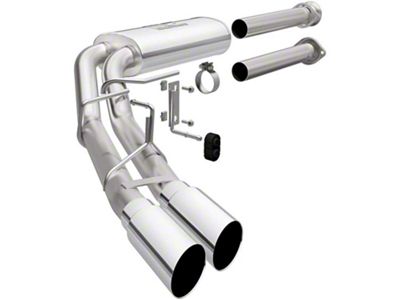 Magnaflow Street Series Dual Exhaust System with Polished Tips; Middle Side Exit (15-25 5.0L F-150, Excluding Tremor)