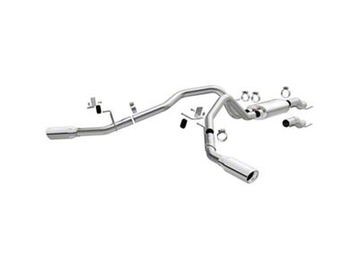Magnaflow Street Series Dual Exhaust System with Polished Tips; Side Exit (15-24 5.0L F-150, Excluding Tremor)