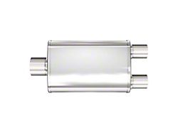 Magnaflow 4x9-Inch Oval Center/Dual XL Multi-Chamber Performance Muffler; 3-Inch Inlet/2.50-Inch Outlet (Universal; Some Adaptation May Be Required)
