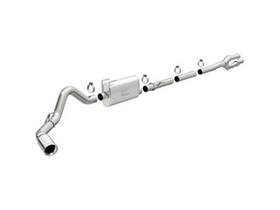 Magnaflow Street Series Single Exhaust System with Polished Tip; Side Exit (17-22 6.2L F-350 Super Duty)