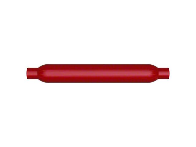 Magnaflow Glasspack Performance Center/Center Straight Red Muffler; 2-Inch (Universal; Some Adaptation May Be Required)