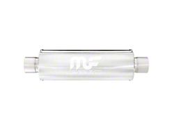 Magnaflow Performance Center/Center Straight Satin Muffler; 3-Inch (Universal; Some Adaptation May Be Required)