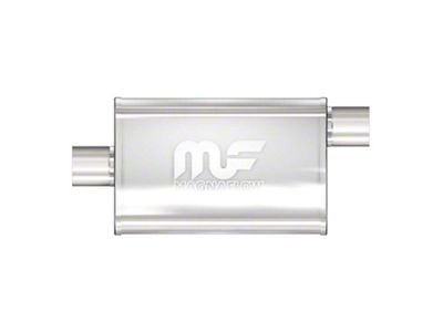 Magnaflow Performance Center/Offset Straight Satin Muffler; 2.50-Inch (Universal; Some Adaptation May Be Required)