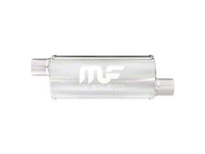 Magnaflow Performance Offset/Offset Straight Satin Muffler; 2.50-Inch (Universal; Some Adaptation May Be Required)
