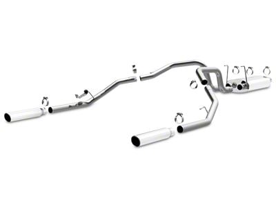 Magnaflow Street Series Dual Exhaust System with Polished Tips; Rear Exit (09-13 4.7L RAM 1500)
