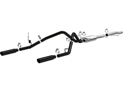 Magnaflow Street Series Black Dual Exhaust System; Rear Exit (10-13 4.8L Silverado 1500)