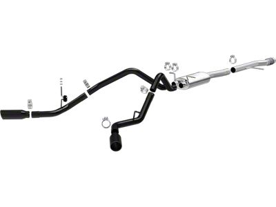 Magnaflow Street Series Black Dual Exhaust System; Side Exit (14-18 4.3L Silverado 1500)