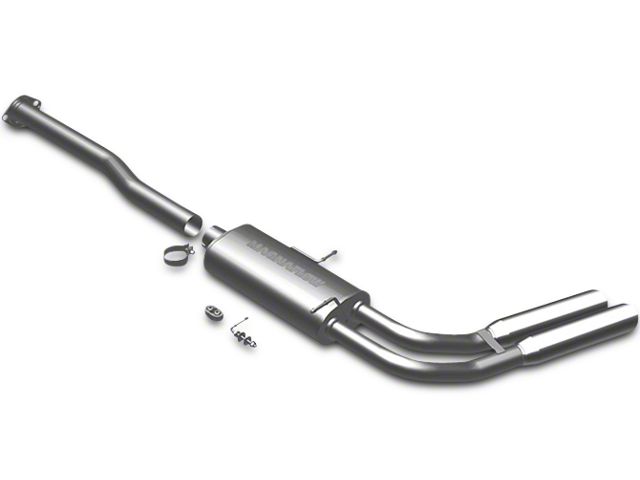 Magnaflow Street Series Dual Exhaust System with Polished Tips; Middle Side Exit (07-13 4.8L Silverado 1500)
