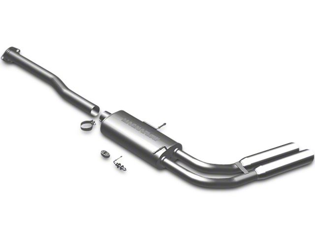 Magnaflow Street Series Dual Exhaust System with Polished Tips; Middle Side Exit (07-13 5.3L Silverado 1500)