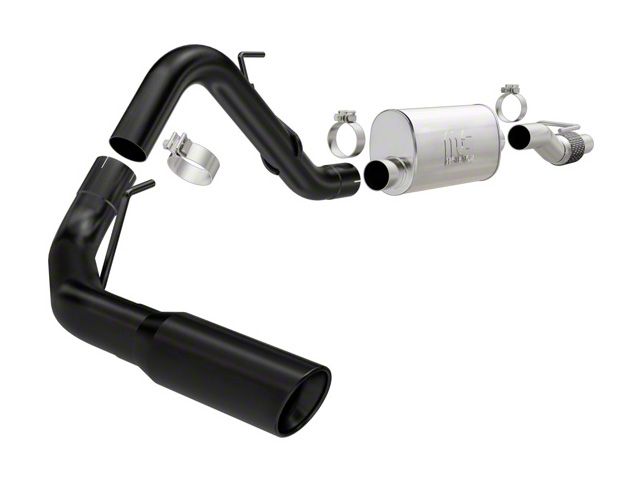 Magnaflow Street Series Single Exhaust System with Black Tip; Side Exit (11-14 3.5L EcoBoost F-150)