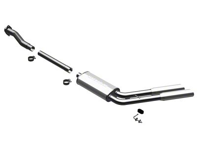Magnaflow Street Series Dual Exhaust System with Polished Tips; Middle Side Exit (11-14 5.0L F-150)