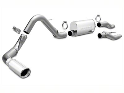 Magnaflow Street Series Single Exhaust System with Polished Tip; Side Exit (09-10 4.6L F-150)