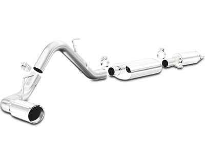 Magnaflow Street Series Single Exhaust System with Polished Tip; Side Exit (11-14 5.0L F-150)