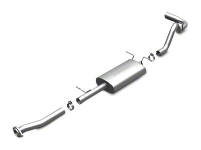 Magnaflow Street Series Single Exhaust System with Polished Tip; Side Exit (07-13 4.3L Sierra 1500)