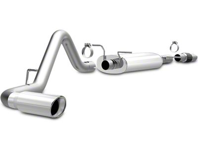 Magnaflow Street Series Single Exhaust System with Polished Tip; Side Exit (14-18 4.3L Sierra 1500)