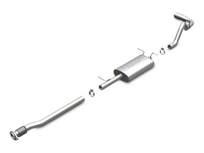Magnaflow Street Series Single Exhaust System with Polished Tip; Side Exit (07-13 5.3L Sierra 1500)