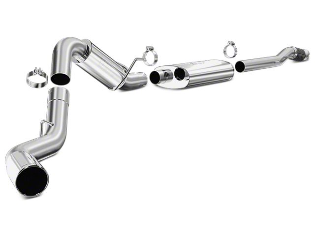 Magnaflow Street Series Single Exhaust System with Polished Tip; Side Exit (14-18 6.2L Sierra 1500)