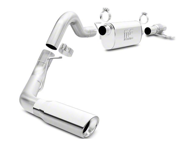 Magnaflow Street Series Single Exhaust System with Polished Tip; Side Exit (15-20 3.5L EcoBoost F-150, Excluding Raptor & 19-20 F-150 Limited)