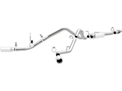 Magnaflow Street Series Dual Exhaust System with Polished Tips; Side Exit (14-18 5.3L Silverado 1500)