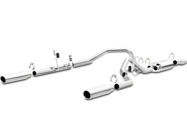 Magnaflow Street Series Dual Exhaust System with Polished Tips; Rear Exit (04-08 5.4L F-150)