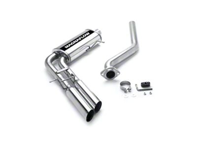 Magnaflow Street Series Dual Exhaust System with Polished Tips; Middle Side Exit (03-06 4.8L Silverado 1500)