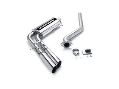 Magnaflow Street Series Dual Exhaust System with Polished Tips; Middle Side Exit (03-06 5.3L Silverado 1500)
