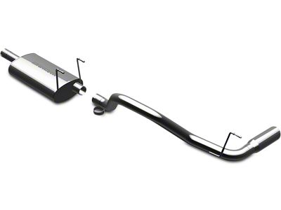 Magnaflow Street Series Single Exhaust System with Polished Tip; Side Exit (09-13 4.7L RAM 1500)