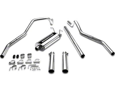 Magnaflow Street Series Dual Exhaust System with Polished Tips; Rear Exit (97-03 5.4L F-150)