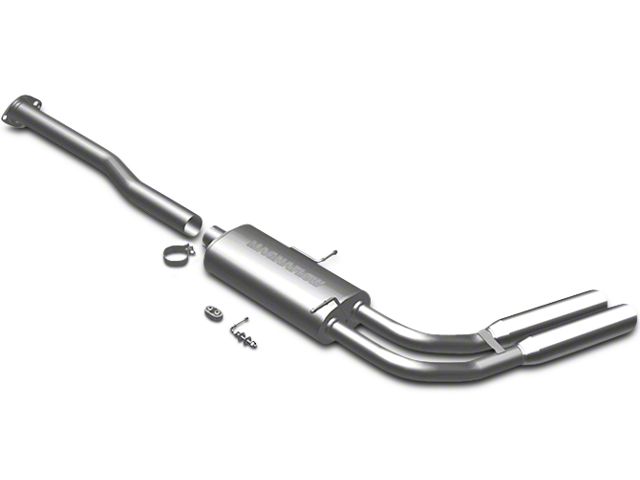 Magnaflow Street Series Dual Exhaust System with Polished Tips; Middle Side Exit (07-13 4.8L Sierra 1500)