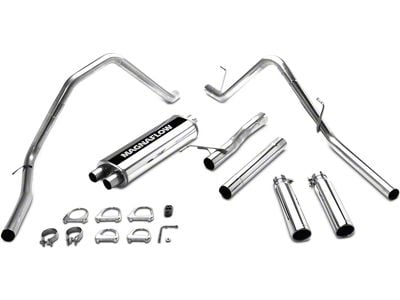 Magnaflow Street Series Dual Exhaust System with Polished Tips; Rear Exit (03-07 5.7L RAM 1500)