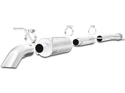 Magnaflow Off Road Pro Series Single Exhaust System; Turn Down (14-18 4.3L Sierra 1500)