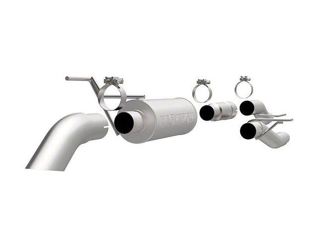 Magnaflow Off Road Pro Series Single Exhaust System; Turn Down (11-14 3.5L EcoBoost F-150)