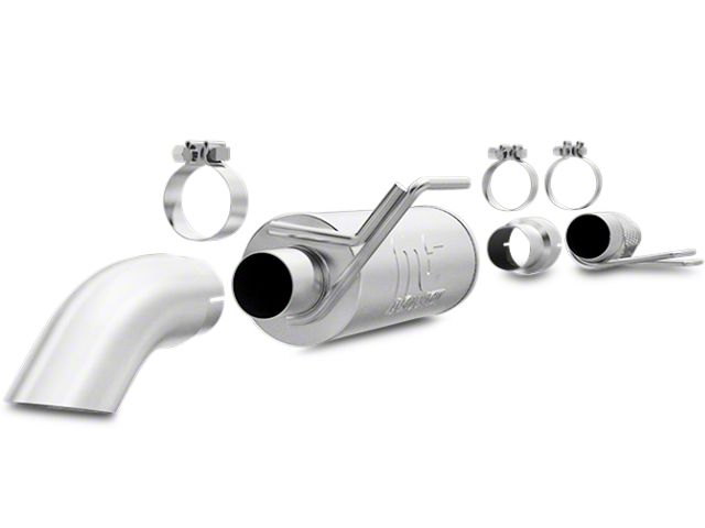 Magnaflow Off Road Pro Series Single Exhaust System; Turn Down (15-20 2.7L EcoBoost F-150)