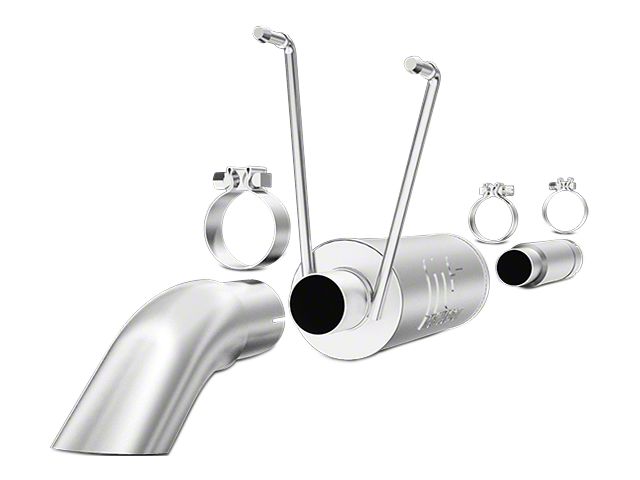 Magnaflow Off Road Pro Series Single Exhaust System; Turn Down (09-13 4.7L RAM 1500)