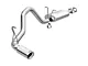 Magnaflow Street Series Single Exhaust System with Polished Tip; Side Exit (19-24 3.6L RAM 1500)