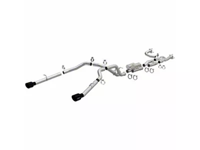 Magnaflow SPEQ Series Single Exhaust System with Black Chrome Tips; Rear Exit (2025 RAM 1500 RHO)